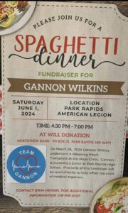 Gannon Wilkins Fundraiser